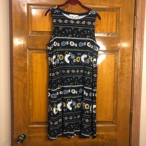 Loft, Size LP, Sleeveless Sun Dress.
